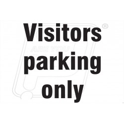 Visitor Parking only