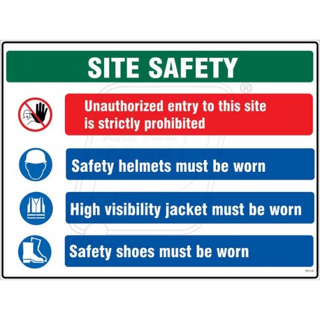 Site safety information