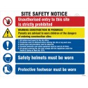 Site Safety Notice