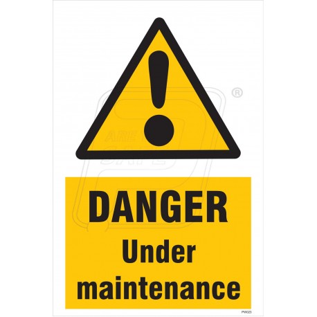 Danger under maintenance 