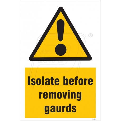 Isolate before removing guards