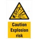 Caution explosion risk