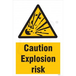 Caution explosion risk