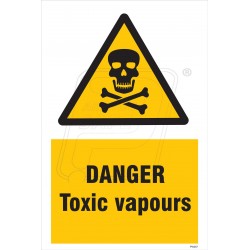 Danger toxic vapours