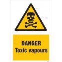 Danger toxic vapours