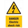 Danger electric shock risk