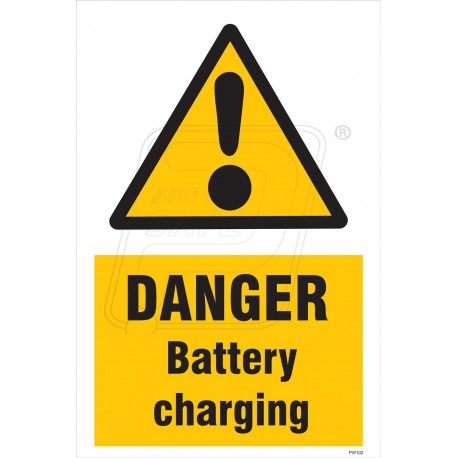 Danger Battery Charging