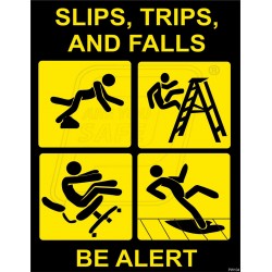 Slips, trips & falls