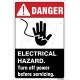 Hazard Of Severe Electrical Shock Or Burn