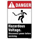 Hazardous voltage.