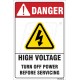 Ringing Voltage Shock Hazard.