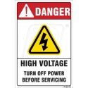 Turn Off Power Before Servicing.