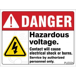 Contact Will Cause Electrical Shock Or Burns. | Protector FireSafety