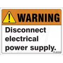 Disconnect Electrical Power Suply
