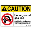 Under Ground Gas Line