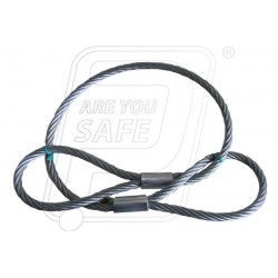 Wire rope slings with plane eye loop 3T X 4M