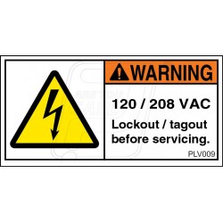 Hazardous Voltage.