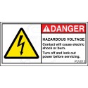 Hazardous Voltage.