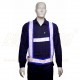 Cross belt with 50 mm reflective with chest belt