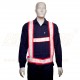 Cross belt with 50 mm reflective with chest belt