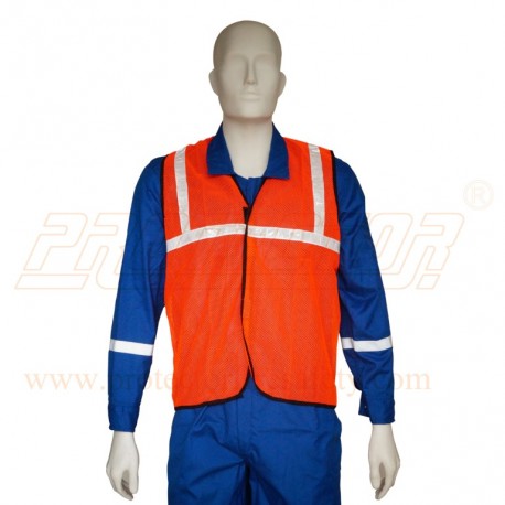 Jacket  25 mm (1") net type Orange Safedot