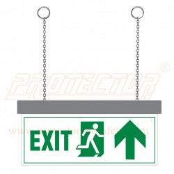 LED Exit with up arrow Sign
