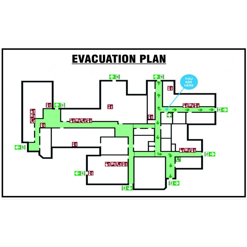 Evacuation Plan Protector Firesafety