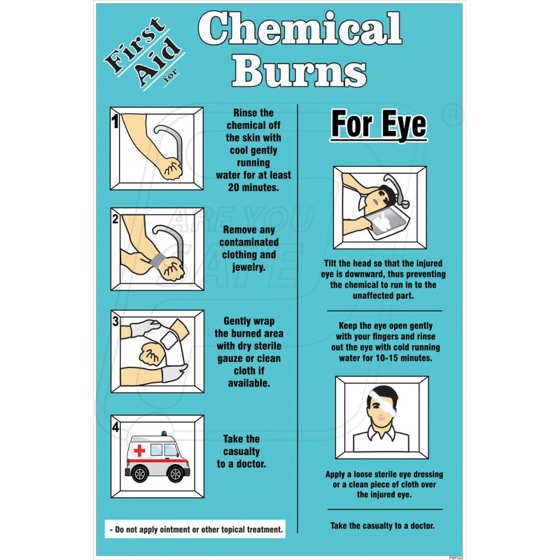 chemical burn on face treatment