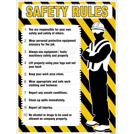 Safety Rules Chart