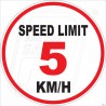 Speed Limit 5 KM/H