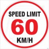 Speed Limit 60 KM/H