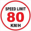 Speed Limit 80 KM/H