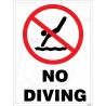 No Diving