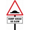 Speed breakers ahead (Back frame + Pole + Base plate)