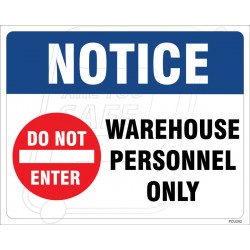 Warehouse Personnel Only