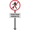 Pedestrian Prohibited