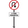 U Turn Prohibited