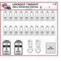 Shadow lockout Tagout board 20.5''X22.3'' With Material