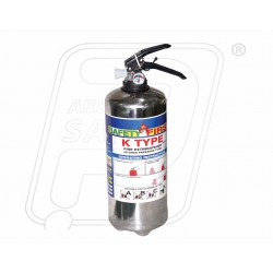 Fire Extinguisher 2 KG K Type Stainless Steel
