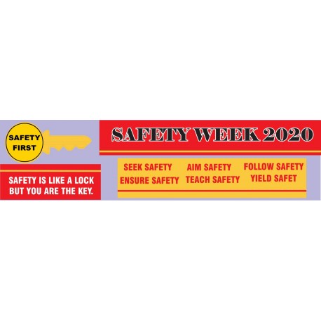 Safety week banner
