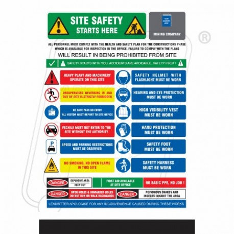 Site Safety Board | Protector FireSafety