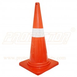 Cone 740mm 4" Sleeve Orange Safedot