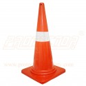 Cone 750mm 4" Sleeve Orange Safedot