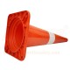 Cone 740mm 4" Sleeve Orange Safedot