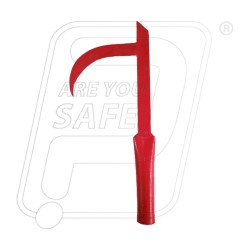 Fire Fighting hook with wooden stick