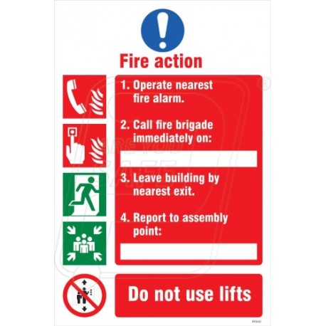 Fire Action Chart