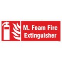 M. Foam Fire Extinguisher