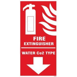 FIRE EXTINGUISHER WATER CO2 TYPE