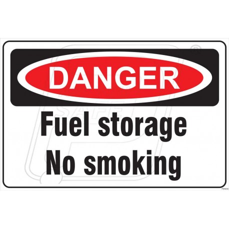 Fuel Storage No Smoking 