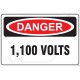 1100 volts